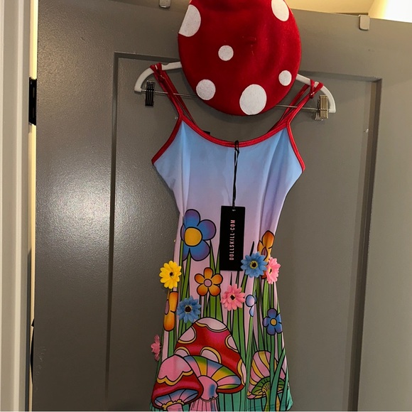 Dolls Kill Dresses & Skirts - Trickz n Treatz Mushroom Flower Garden Costume Set